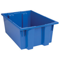 Contenants Stack & Nest, 8" x 19,5" x 13,5", Bleu Waymarc Industries Inc