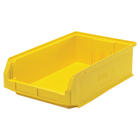 Contenants g&eacute;ants empilables, 12,375" la x 19,75" p x 5,875" h, Jaune Waymarc Industries Inc