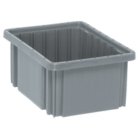 Contenants Divider Box, Plastique, 10,9" la x 8,3" p x 5" h, Gris Waymarc Industries Inc