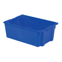 Contenants Stack-N-Nest Polylewton, 10,5" x 28,4" x 18,7", Bleu Waymarc Industries Inc