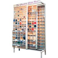 SYST&egrave;ME COULISSANT A/56BACS16"PX74"HX48"LA, 48" la x 18" p x 77" h, 56 bacs Waymarc Industries Inc
