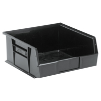 Ultra Stack & Hang Bin, 11" W x 5" H x 10-7/8" D, Black Waymarc Industries Inc