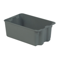 Stack-N-Nest<sup>®</sup> Plexton Containers, 13" W x 20.6" D x 8" H, Grey CD195 | Waymarc Industries Inc