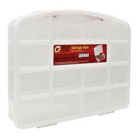 Clear Compartment Storage Box, 13" W x 10-1/4" D x 2-3/8" H, 10 Compartments CE884 | Waymarc Industries Inc