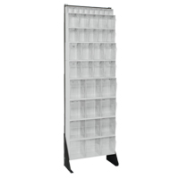 Tip-Out Bins Stand, 23-5/8" W x 8" D x 75" H, 36 Drawers Waymarc Industries Inc