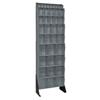 Tip-Out Bins Stand, 23-5/8" W x 8" D x 75" H, 36 Drawers Waymarc Industries Inc