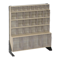 Tip-Out Bins Stand, 23-5/8" W x 8" D x 28" H, 31 Drawers Waymarc Industries Inc