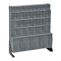 Tip-Out Bins Stand, 23-5/8" W x 8" D x 28" H, 31 Drawers Waymarc Industries Inc