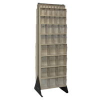 Tip-Out Bins Stand, 23-5/8" W x 16" D x 75" H, 72 Drawers Waymarc Industries Inc