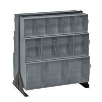 Tip-Out Bins Stand, 23-5/8" W x 16" D x 28" H, 24 Drawers Waymarc Industries Inc