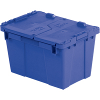 Contenants de distribution Flipak en plastique poly&eacute;thyl&egrave;ne (PE), 15,2" x 10,9" x 9,7", Bleu Waymarc Industries Inc