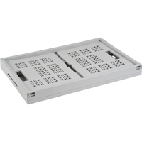 Bac repliable, 21" lo x 14" la x 10,5" h, Gris Waymarc Industries Inc