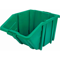 Jumbo Plastic Bin, 15-1/2" W x 13" H x 25" D, Green, 200 lbs. Capacity Waymarc Industries Inc