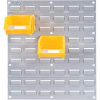 Metal Louvered Panel Bin Support Rack, 16 Bins, 18" W x 1/8" D x 19" H CF411 | Waymarc Industries Inc