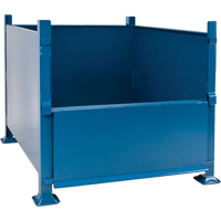 Bulk Stacking Containers, 30" H x 40.5" W x 48.5" D, 3500 lbs. Capacity CF456 | Waymarc Industries Inc