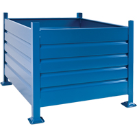 Bulk Stacking Containers, 30" H x 40.5" W x 48.5" D, 4500 lbs. Capacity CF459 | Waymarc Industries Inc