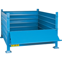 Bulk Stacking Containers, 30" H x 34.5" W x 40.5" D, 4500 lbs. Capacity CF458 | Waymarc Industries Inc