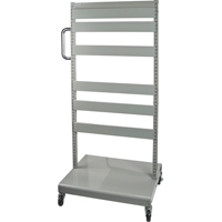 Mobile Tilt Bin Rack - Cart Only, Double-sided, 26-1/4" W x 22" D x 57-1/2" H Waymarc Industries Inc