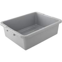 Contenant utilitaire sans compartiments, 7" ha x 21,5" p x 17" lo, Plastique, Gris Waymarc Industries Inc