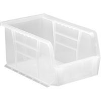 Clear-View Ultra Stack & Hang Bin, 6" W x 5" H x 9-1/4" D, Clear Waymarc Industries Inc