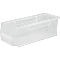 Clear-View Ultra Stack & Hang Bin, 5-1/2" W x 5" H x 14-3/4" D, Clear Waymarc Industries Inc