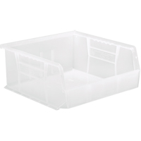 Clear-View Ultra Stack & Hang Bin, 11" W x 5" H x 10-7/8" D, Clear Waymarc Industries Inc