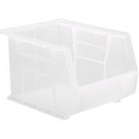 Clear-View Ultra Stack & Hang Bin, 8-1/4" W x 7" H x 10-3/4" D, Clear Waymarc Industries Inc