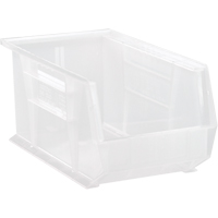Clear-View Ultra Stack & Hang Bin, 8-1/4" W x 7" H x 14-3/4" D, Clear Waymarc Industries Inc