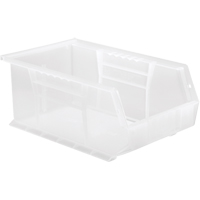 Clear-View Ultra Stack & Hang Bin, 8-1/4" W x 6" H x 13-5/8" D, Clear Waymarc Industries Inc