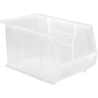 Clear-View Ultra Stack & Hang Bin, 8-1/4" W x 8" H x 13-5/8" D, Clear Waymarc Industries Inc