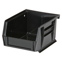 Stack & Hang Bin, 4-1/8" W x 3" H x 5-3/8" D, Black Waymarc Industries Inc