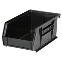 Stack & Hang Bin, 4-1/8" W x 3" H x 7-3/8" D, Black Waymarc Industries Inc