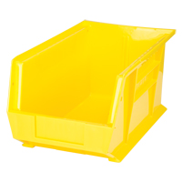 Stack & Hang Bin, 8-1/4" W x 7" H x 14-3/4" D, Yellow CF848 | Waymarc Industries Inc