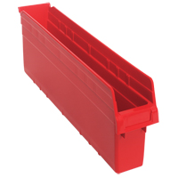 Bacs pour &eacute;tag&egrave;re Store-Max, 4-3/8" la x 8" H x 23-5/8" p, Rouge, Capacit&eacute; 68 lb Waymarc Industries Inc