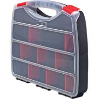Plastic Compartment Box, 10" W x 12.5" D x 2-1/4" H, 22 Compartments CG057 | Waymarc Industries Inc