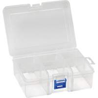 Plastic Compartment Box, 4.75" W x 6.75" D x 2.25" H, 6 Compartments CG068 | Waymarc Industries Inc