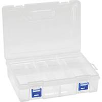 Plastic Compartment Box, 6.25" W x 9.25" D x 2.2" H, 8 Compartments CG070 | Waymarc Industries Inc
