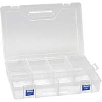 Plastic Compartment Box, 7.75" W x 11.75" D x 2.2" H, 10 Compartments CG071 | Waymarc Industries Inc