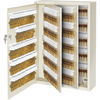 Heavy-Duty Key Cabinet, 730 Keys, Beige Waymarc Industries Inc