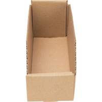 Deep Corrugated Parts Bins, 3-3/4" W x 11-1/4" D x 4-1/2" H, Beige Waymarc Industries Inc