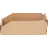 Deep Corrugated Parts Bins, 3-3/4" W x 11-1/4" D x 4-1/2" H, Beige Waymarc Industries Inc