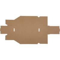 Deep Corrugated Parts Bins, 3-3/4" W x 11-1/4" D x 4-1/2" H, Beige Waymarc Industries Inc