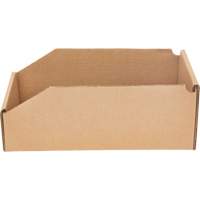 Deep Corrugated Parts Bins, 5-3/4" W x 11-1/4" D x 4-1/2" H, Beige Waymarc Industries Inc