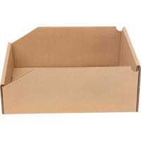 Deep Corrugated Parts Bins, 11-3/4" W x 11-1/4" D x 4-1/2" H, Beige Waymarc Industries Inc