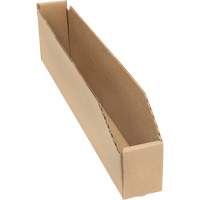 Boîtes profondes en carton ondul&eacute;, 2-7/8" la x 17-1/4" p x 4-1/2" h, Beige Waymarc Industries Inc