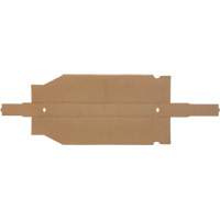 Boîtes profondes en carton ondul&eacute;, 2-7/8" la x 17-1/4" p x 4-1/2" h, Beige Waymarc Industries Inc