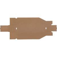Boîtes profondes en carton ondul&eacute;, 3-3/4" la x 17-1/4" p x 4-1/2" h, Beige Waymarc Industries Inc