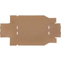 Boîtes profondes en carton ondul&eacute;, 7-3/4" la x 17-1/4" p x 4-1/2" h, Beige Waymarc Industries Inc