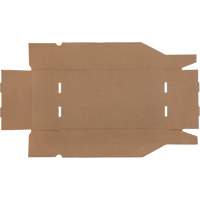Boîtes profondes en carton ondul&eacute;, 9-3/4" la x 17-1/4" p x 4-1/2" h, Beige Waymarc Industries Inc