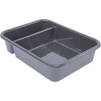 Bac d'entreposage tout usage &agrave; compartiment, 5" ha x 15" p x 20" lo, Plastique, Gris Waymarc Industries Inc